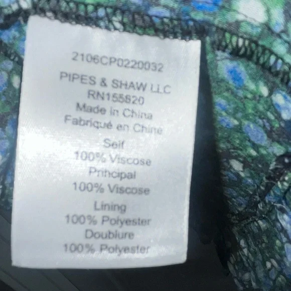 Veronica Beard Farha Dress in Green Multicolor Women’s - Picture 6 of 6